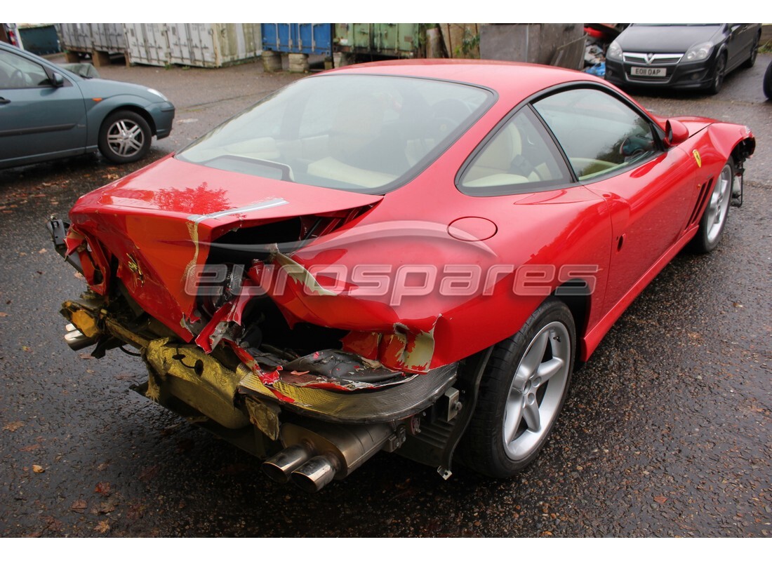 ferrari 550 maranello con 53,711 chilometri, in preparazione per lo smantellamento #4