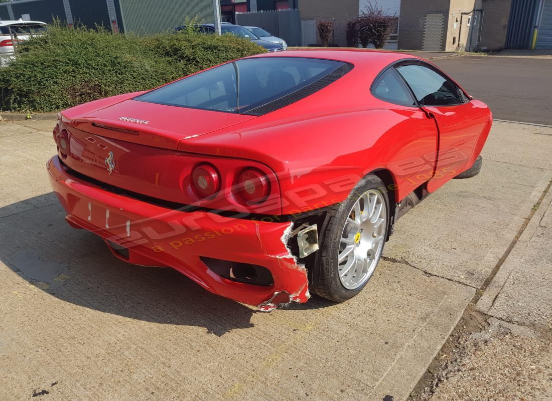 ferrari 360 modena con 51,000 miles, in preparazione per lo smantellamento di #5