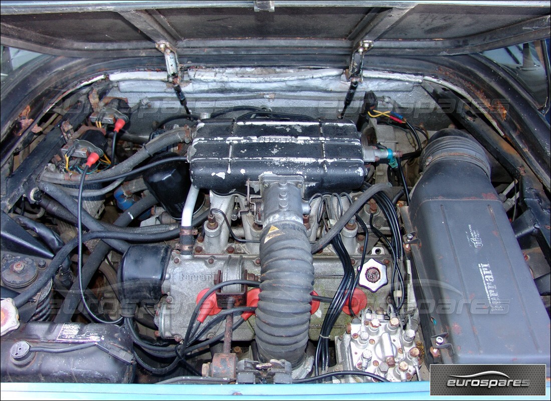 ferrari mondial 3.0 qv (1984) con 64,000 miles, in preparazione per lo smantellamento di #7