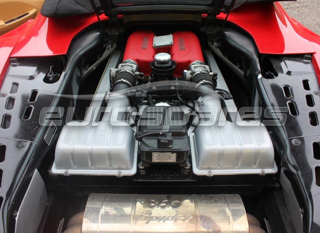 ferrari 360 spider con 23,000 chilometri, in preparazione per lo smantellamento #7