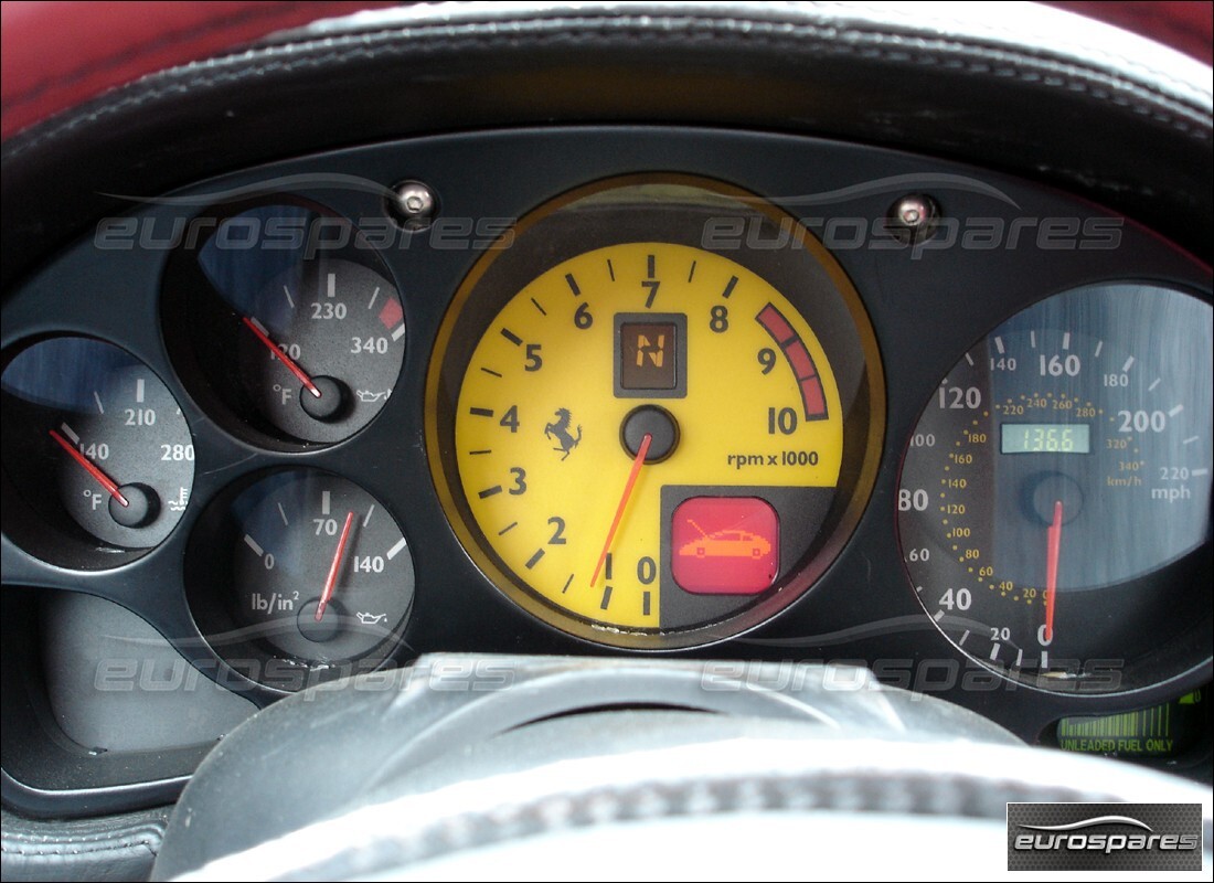 ferrari 360 modena con 3,000 chilometri, in preparazione per lo smantellamento #7