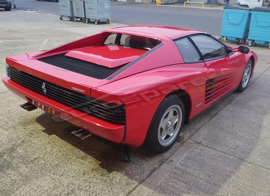 ferrari testarossa (1987) con 33,436 chilometri, in preparazione per lo smantellamento #5