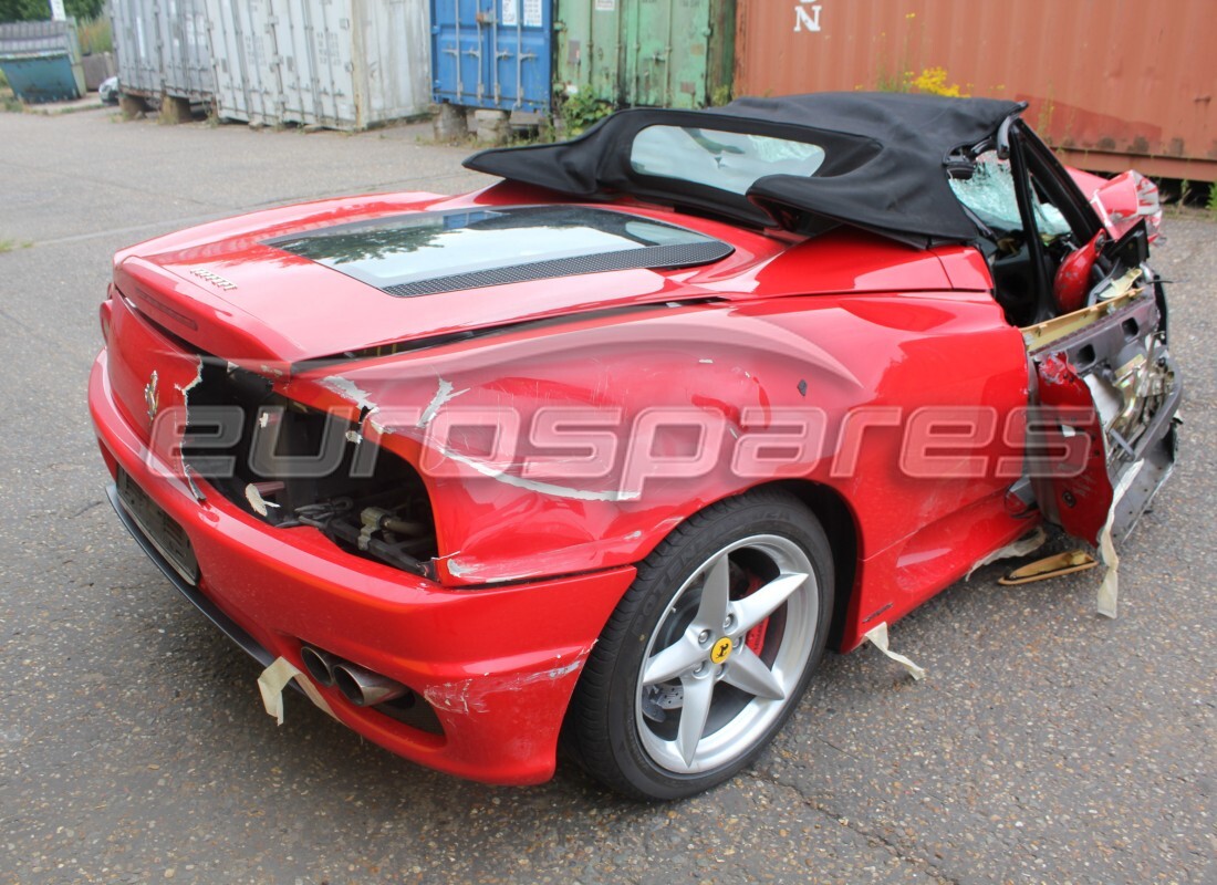 ferrari 360 spider con 23,000 chilometri, in preparazione per lo smantellamento #4