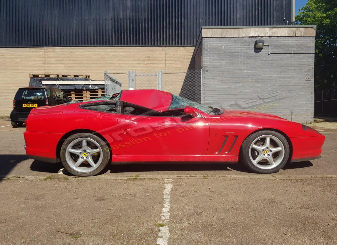 ferrari 550 maranello con 7,765 chilometri, in preparazione per lo smantellamento #6