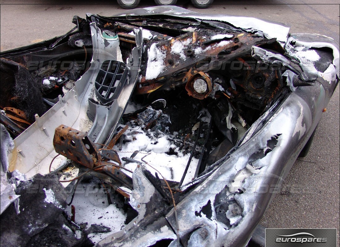 ferrari 360 modena con 22,000 miles, in preparazione per lo smantellamento di #5