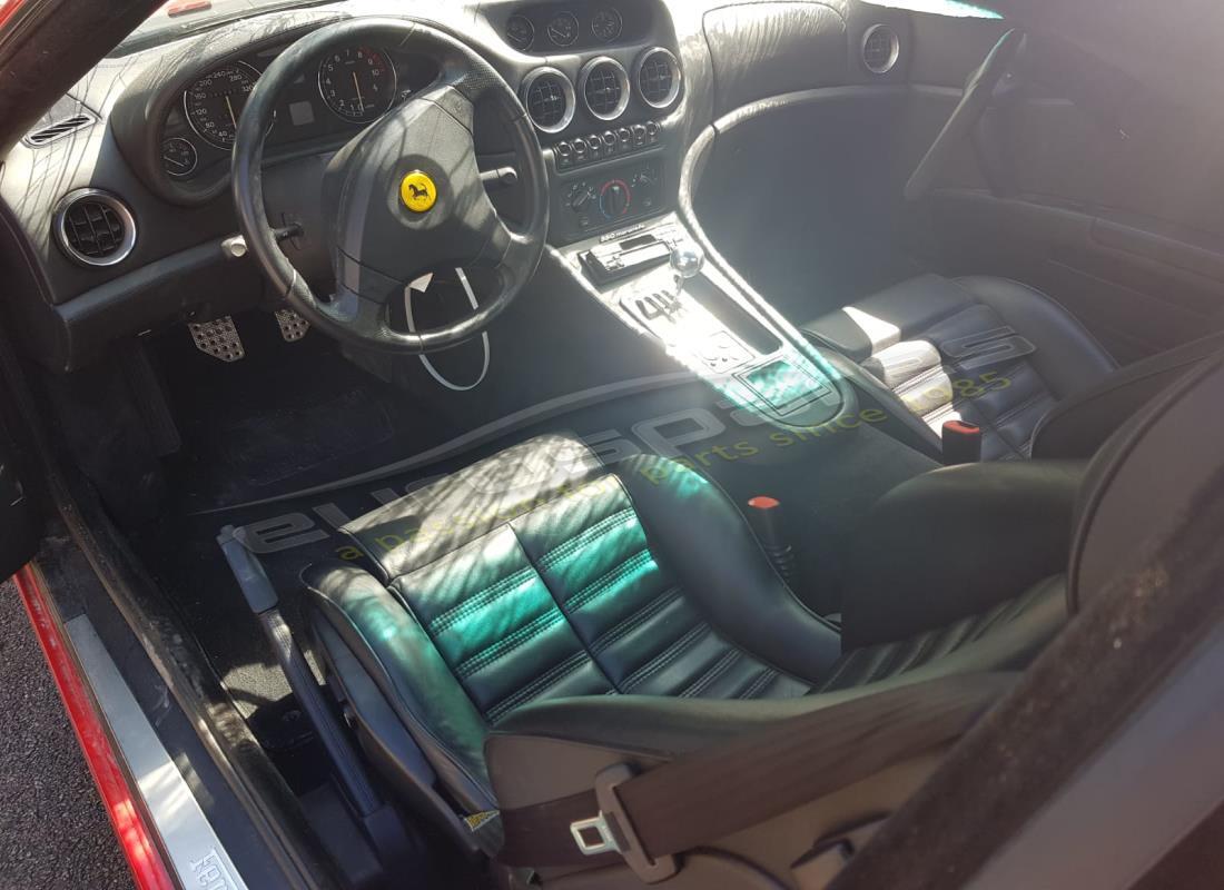 ferrari 550 maranello con 7,765 chilometri, in preparazione per lo smantellamento #9