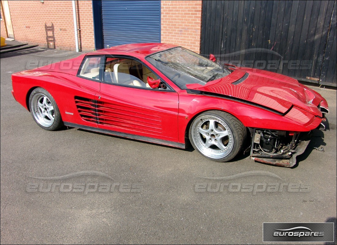ferrari testarossa (1990) con 33,992 miles, in preparazione per lo smantellamento di #6