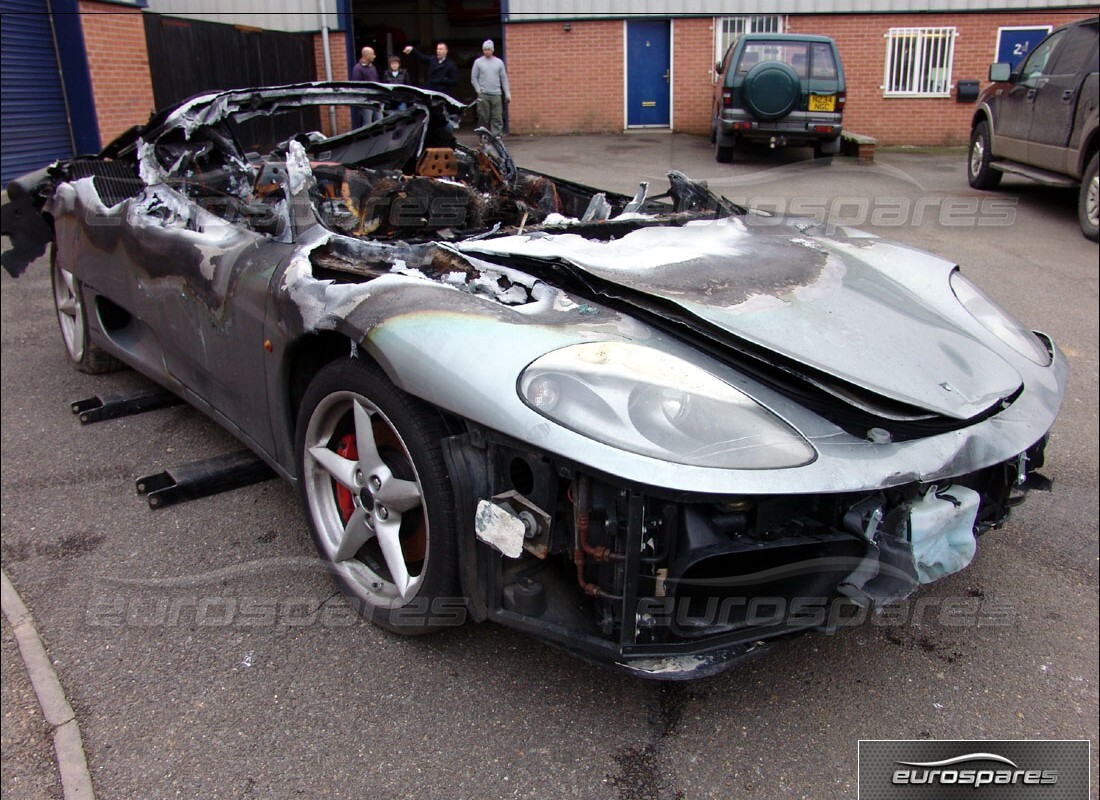 ferrari 360 modena con 22,000 miles, in preparazione per lo smantellamento di #6